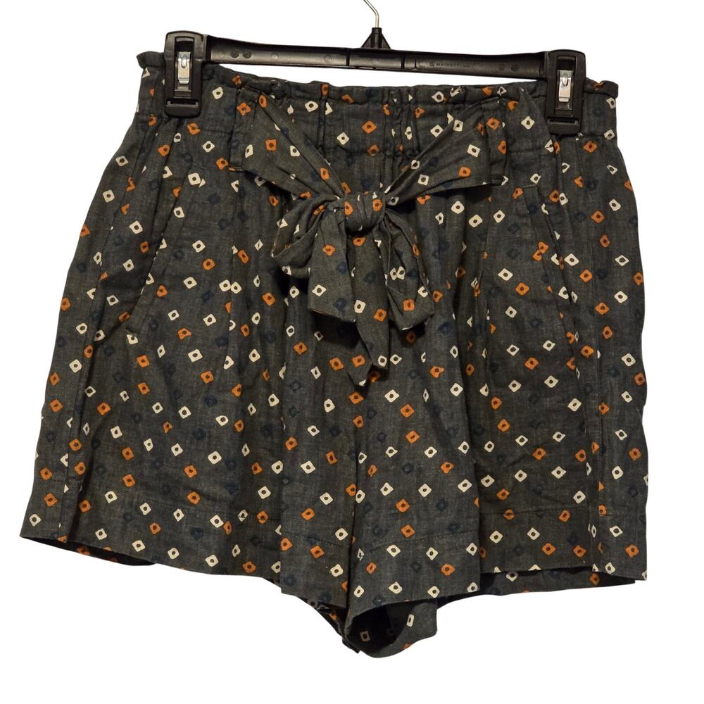 Anthropologie Paper Bag Linen Shorts with pockets XS NWOT